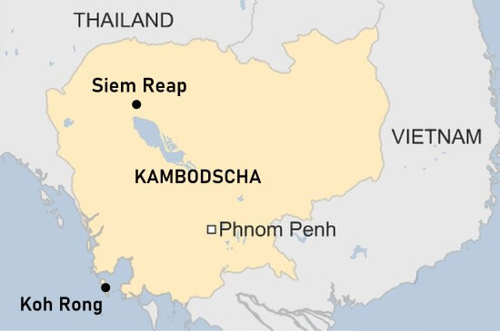Reiseziele in Kambodscha