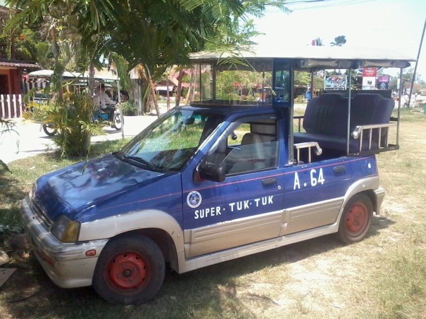 Mit dem Tuk-Tuk in Kambodscha unterwegs