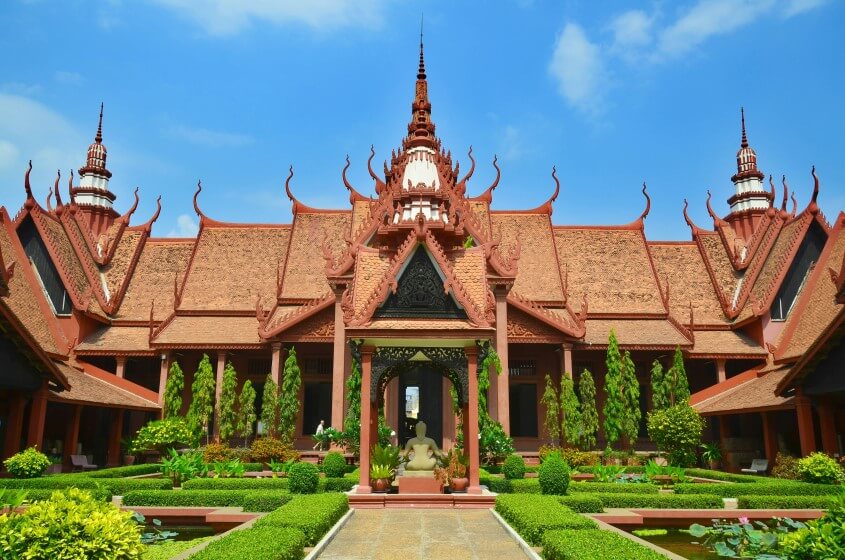 Das Nationalmusem in Phnom Penh