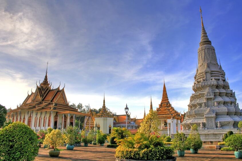 Phnom Penh Sehenswürdigkeiten - Silberne Pagode