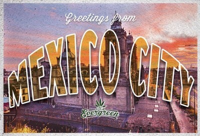 Postkarte aus Mexiko-Stadt