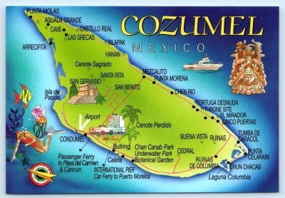 Tom´s Postkarte aus Mexiko - Cozumel
