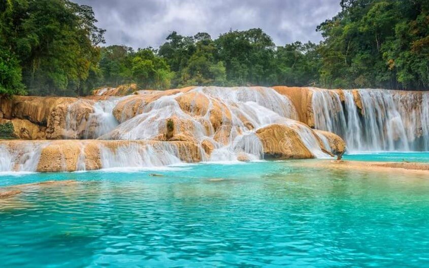 Die Wasserfälle von Agua Azul