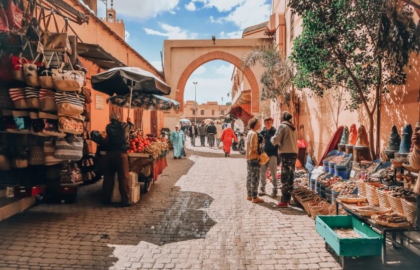 Reiseroute durch Marokko - Marrakesch