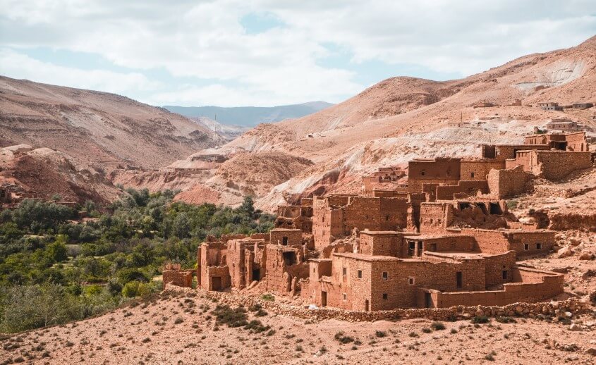 Die alte Gloaui-Festung Tamdaght Kasbah