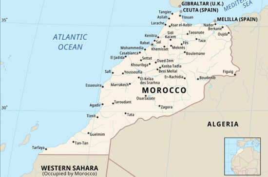 Reiseziele in Marokko