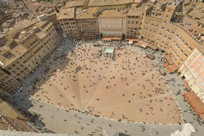 Siena Sehenswürdigkeiten - Piazza del Campo