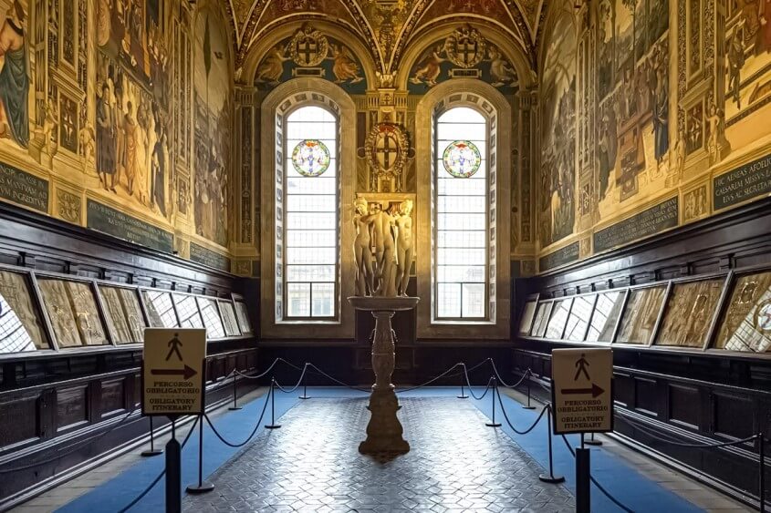 Die Piccolomini-Bibliothek in Siena